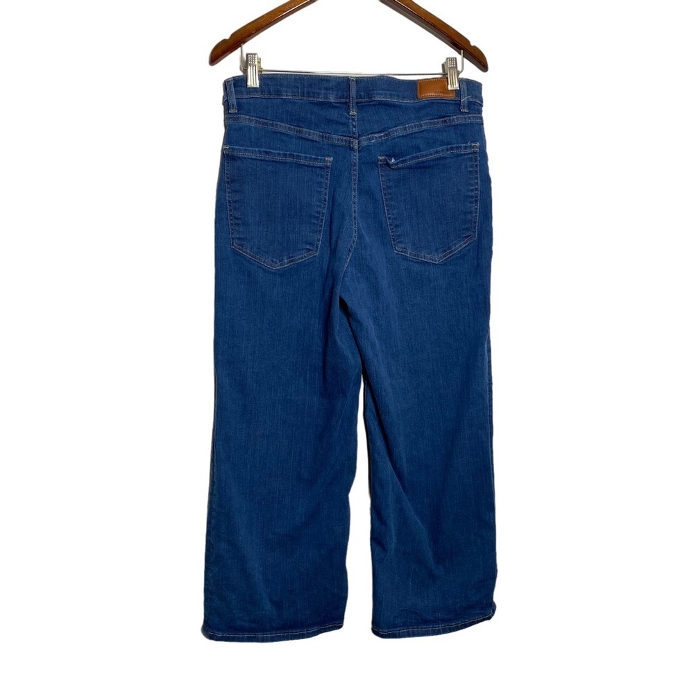 Express Blue Flare & Wide Leg Jeans - Picture 2 of 8